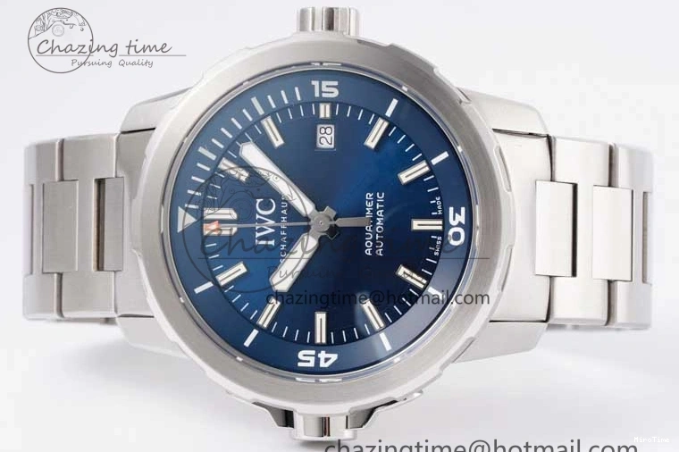 MIROTIME 0203 Versatile Aquatimer SS IW3290 V6SF 1:1 Best Edition Blue Dial on SS Bracelet A 7031